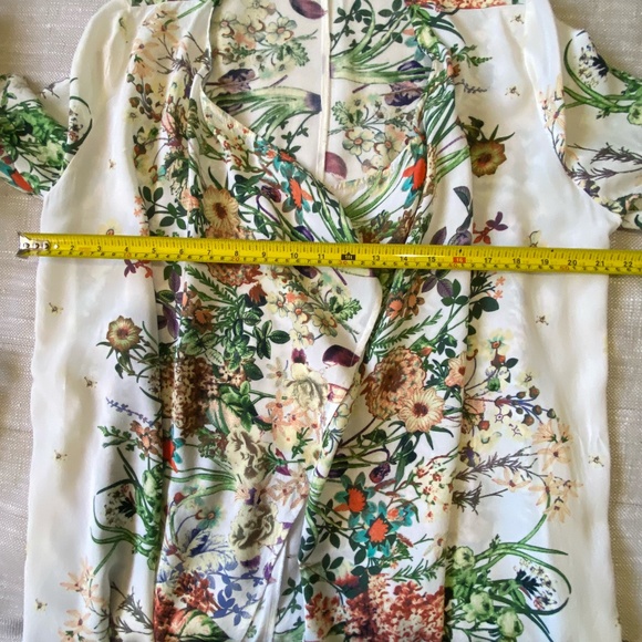 Aakaa Tropical Floral Beach Summer Vacation Coverup Kimono - Sz- S - Picture 13 of 15